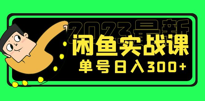 花599买的闲鱼项目：2023最新闲鱼实战课，单号日入300+（7节课）-有道网创